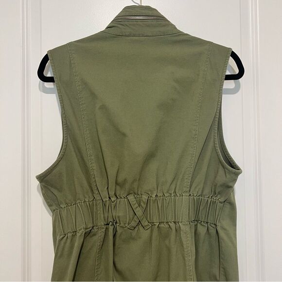 Cabi Explorer Utility Vest in Olive Green Style# 5101 Size Medium Full Zip - Picture 11 of 15